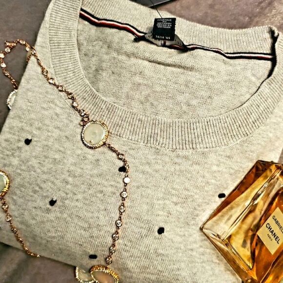 Tommy Hilfiger Super Soft & Cozy Gray Bobble Sweater - Picture 4 of 12